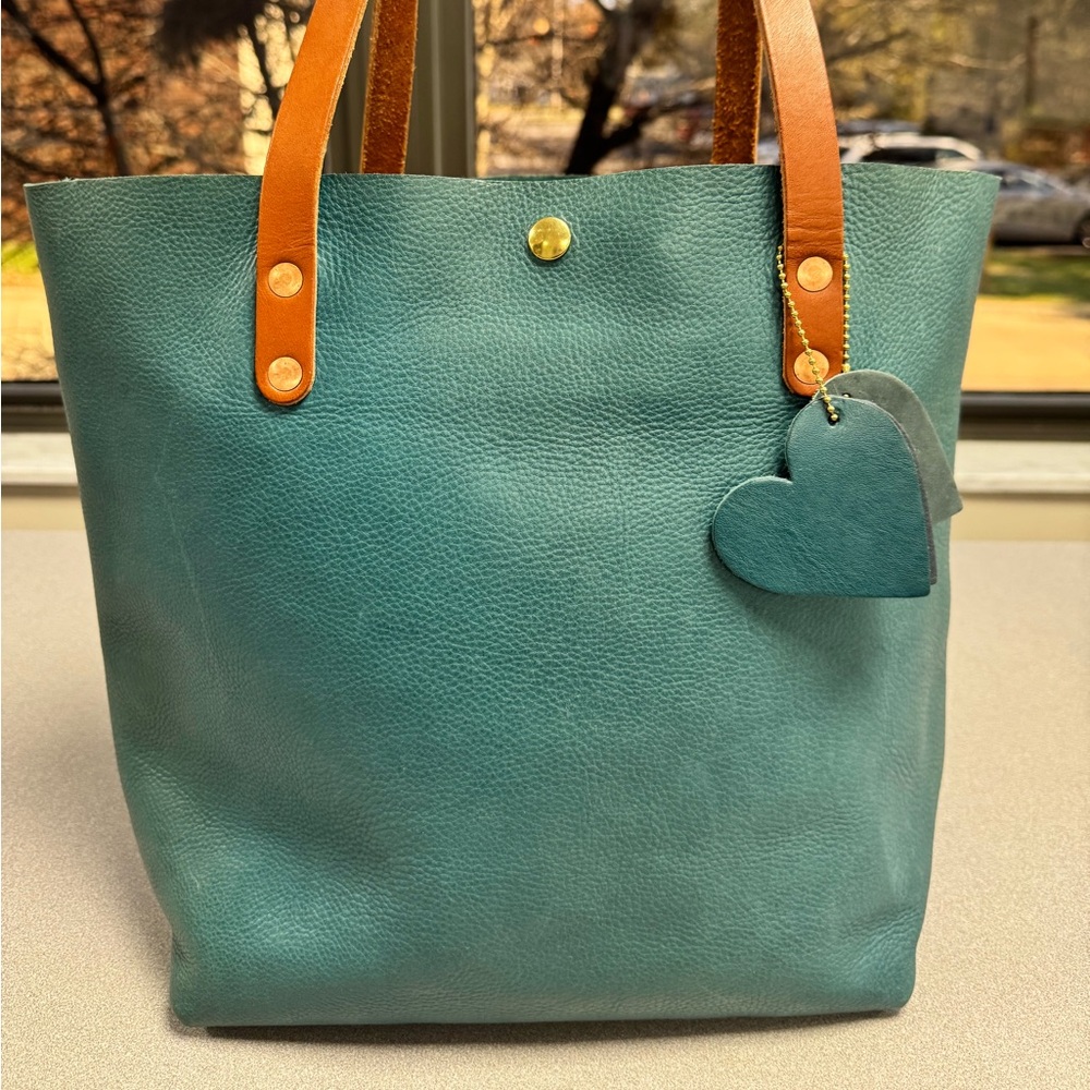 KMM Italian Blue (Teal) Tote and Charms